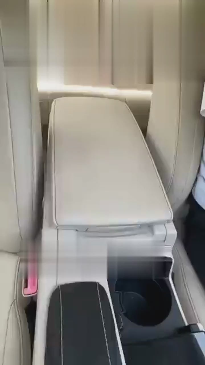 Microfiber Leather Armrest Cover With Storage